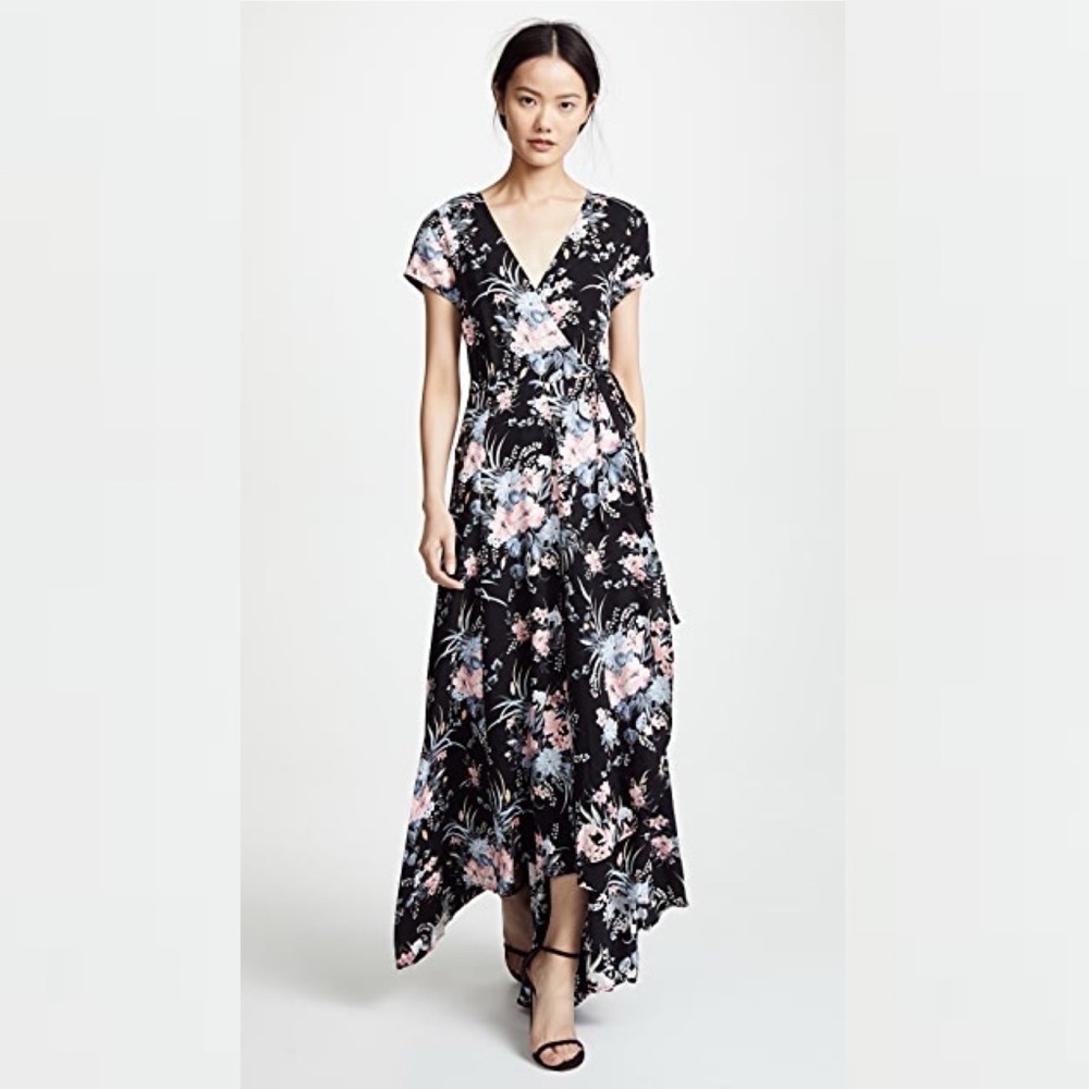 Auguste the Label Wrap Floral Maxi